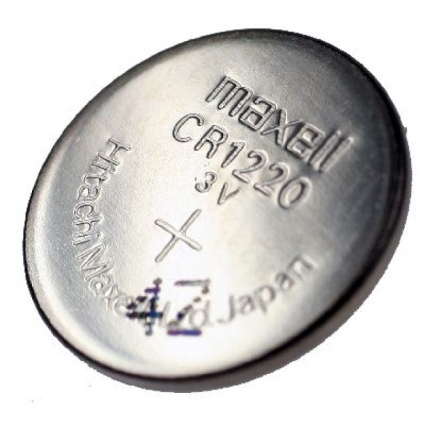 Maxell CR1220 Knopfzelle, wie DL1220, ECR1220, 3V, 38 mAh