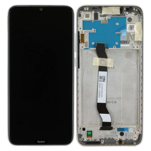 LCD-Kompletteinheit für Xiaomi Redmi Note 8, weiß
