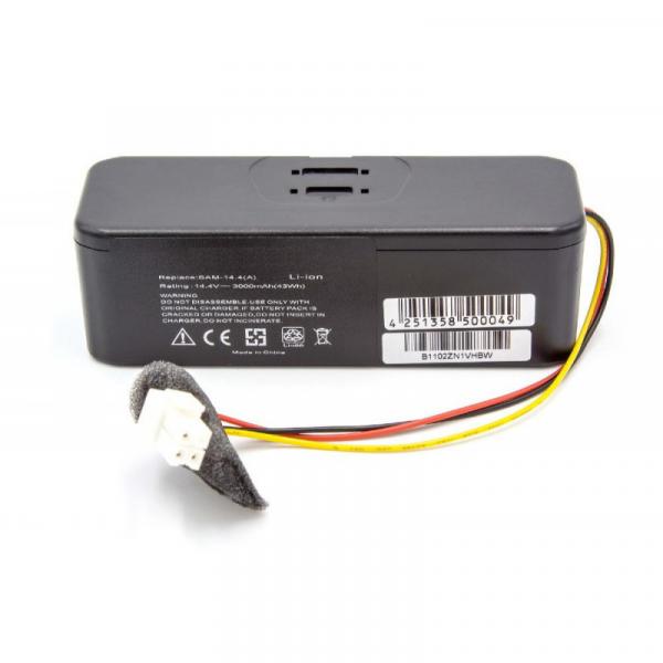 Akku für Akku-Sauger Samsung Navibot VCR8875, VCR8897, VR5000, 3000mAh, 14,4V, wie DJ96-00136B