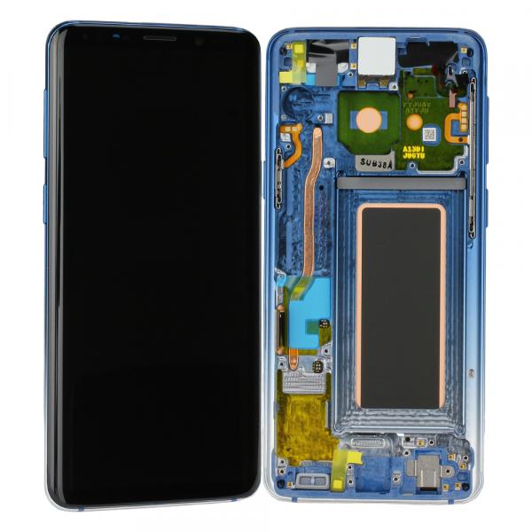 LCD-Kompletteinheit für Samsung Galaxy S9 G960F, Polaris Blue