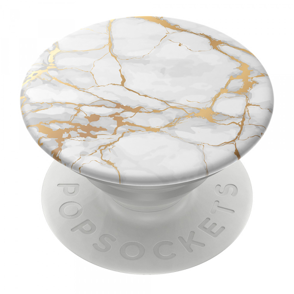 PopSockets PopGrip Gold Lutz Marble - ausziehbarer Griff für Handys