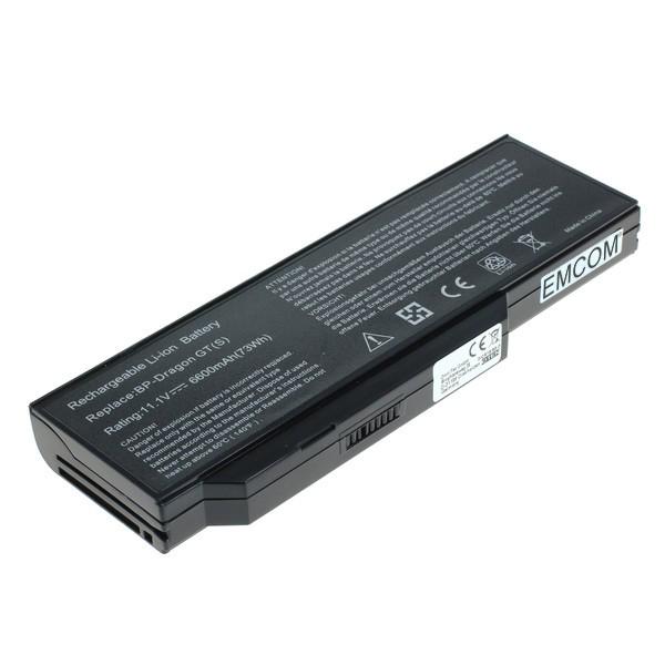 Hochleistungs-Akku für Medion Akoya P7610, P8610, P8611, wie 441810400003, BP3S3P2250, 6600mAh