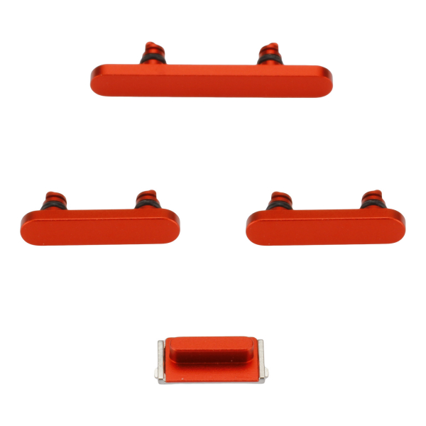 Seitentasten-Set für iPhone 12 mini, rot