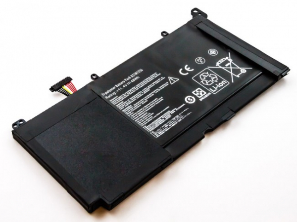 Akku für Asus R553LF, R553LN, S551, wie B31N1336, B31-N1336, 11.4 V, 4200 mAh