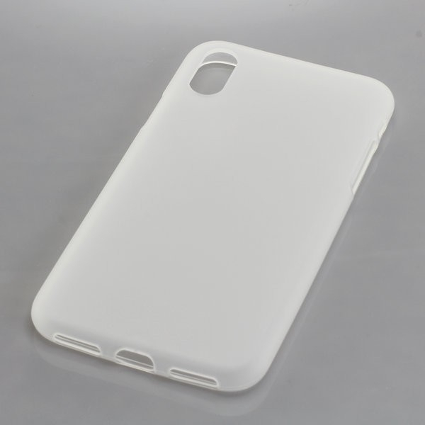 BackCase für Apple iPhone X aus flexiblem TPU, transparent